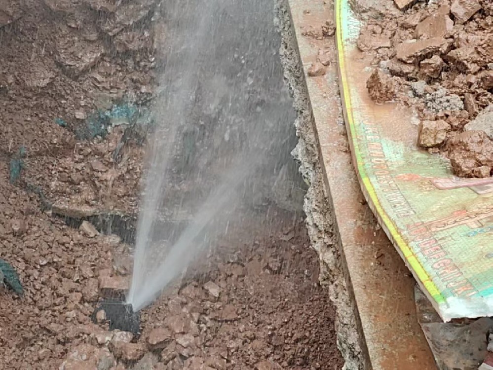 湖南益阳高新技术产业园区消防水管漏水检测定点开挖